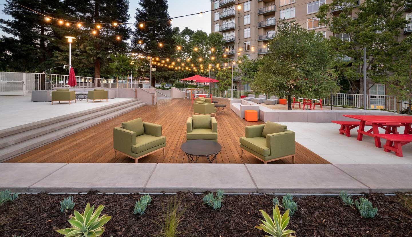 Patio sitting area