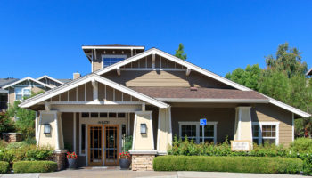 Front of community clubhouse