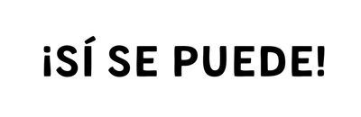 si se puede logo