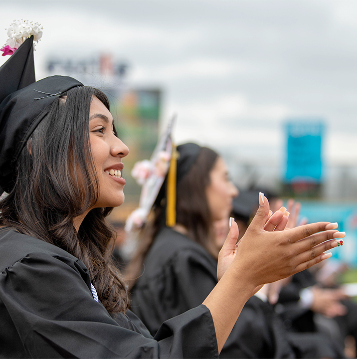 graduate clapping